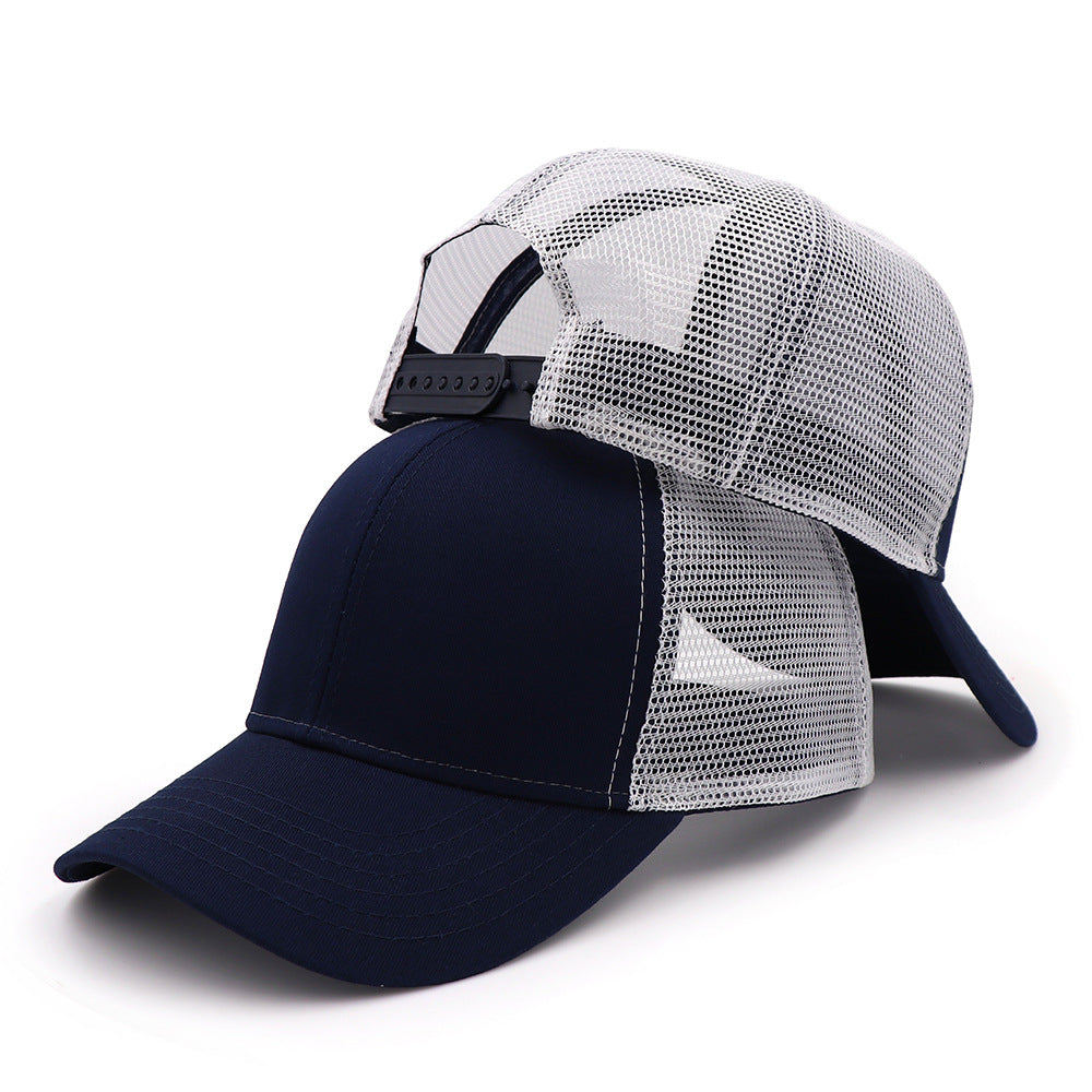 Wholesale Cotton Baseball Cap Breathable Mesh Cap Breathable 6-Panel Cap