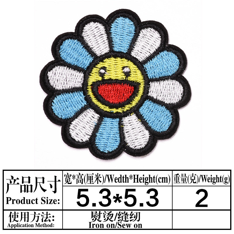 Wholesale Fabric Cartoon Patches For Kids Clothes 9 Designs Apparel Decorative DIY Craft Supply