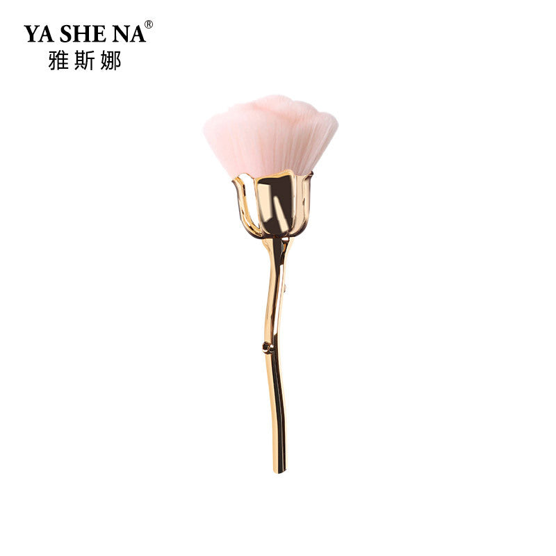 Wholesale Beauty Tools Rose Flower Large Loose Powder Nail Powder Brush Blush Brush Makeup Brush
