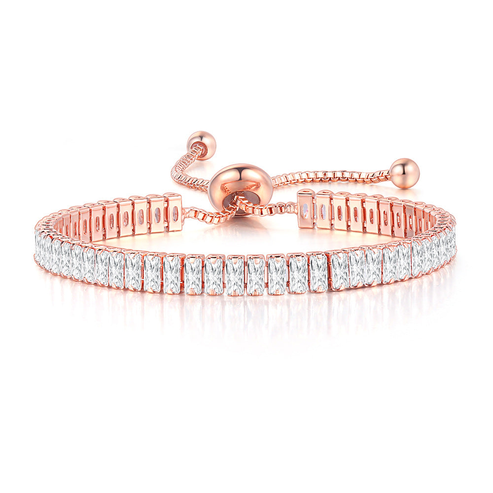 Wholesale Full CZ Adjustable Bracelet