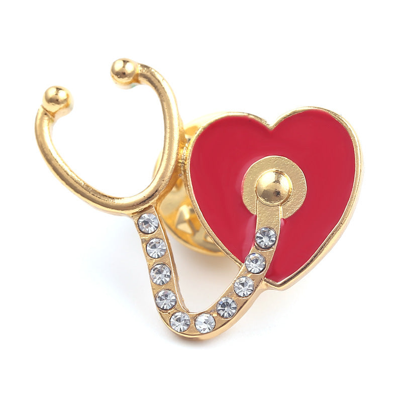 Wholesale of New Creative Cartoon Brooch Medical Series Alloy Brooch