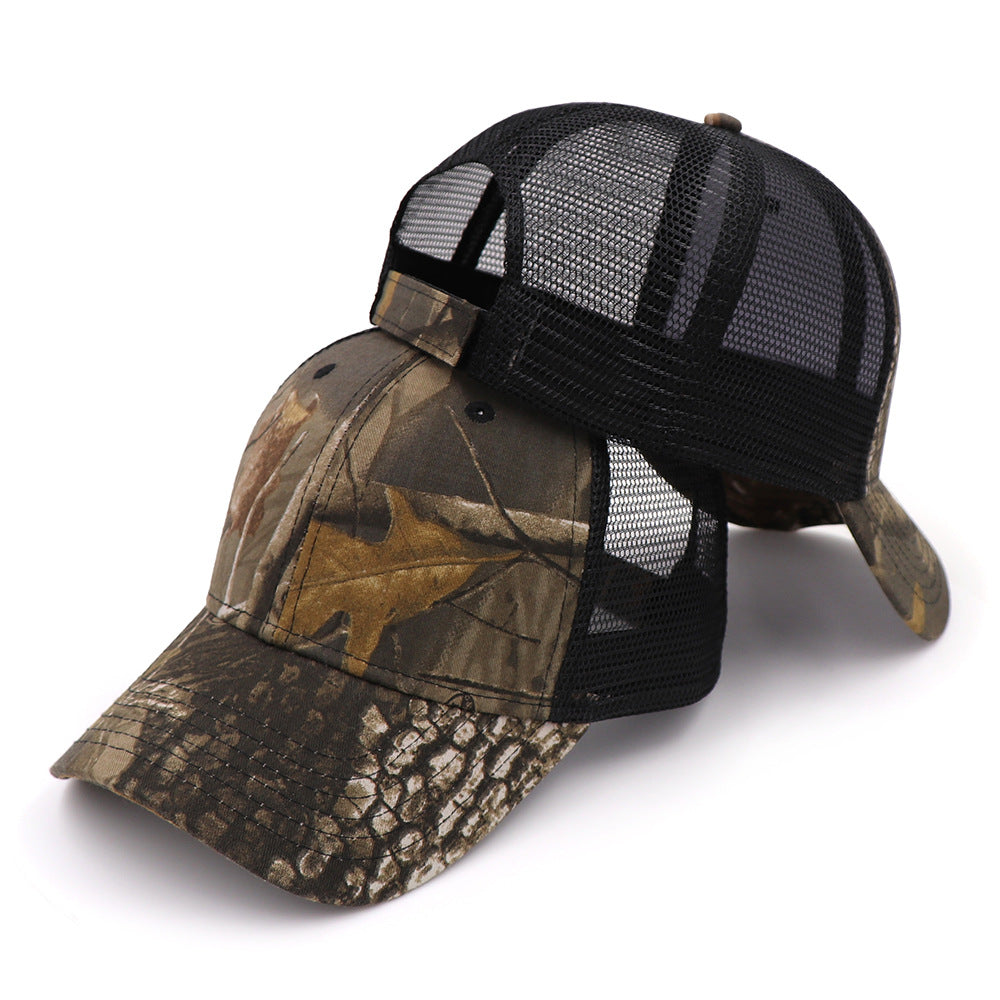 Wholesale Cotton Baseball Cap Breathable Mesh Cap Breathable 6-Panel Cap