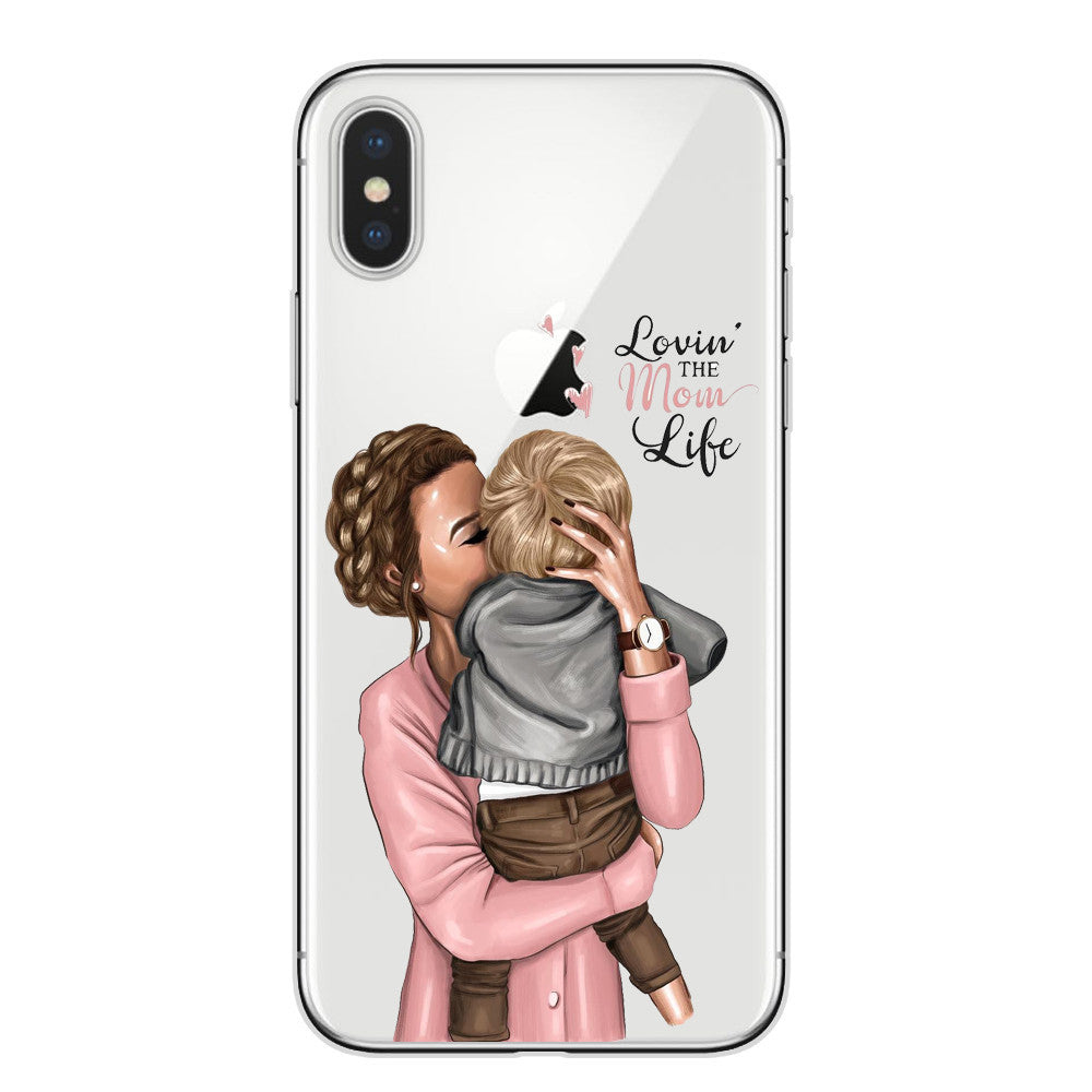 Wholesale Fashion Girl Trendy Mom Family TPU Phone Cases