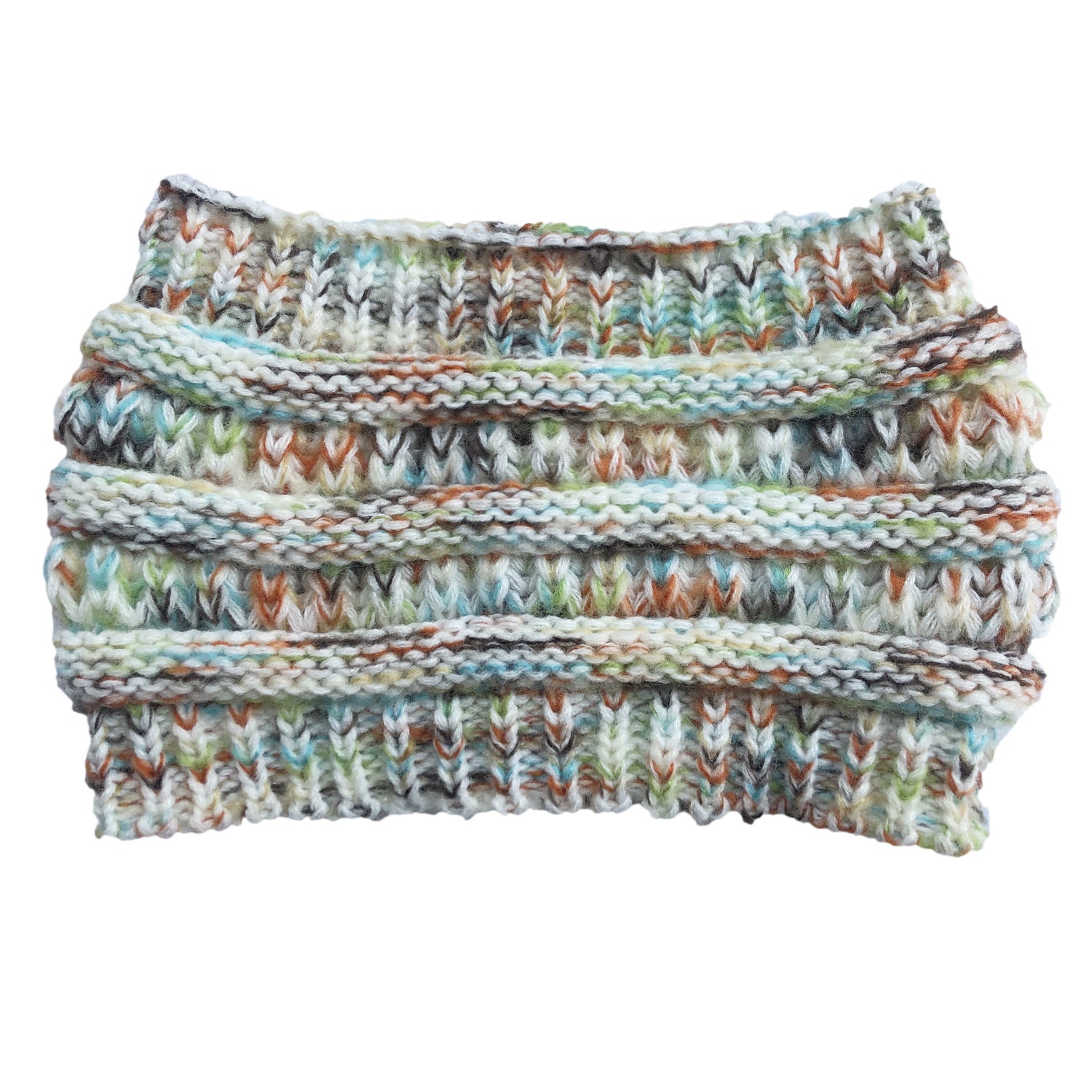 Wholesale Colorful Dot Knitted Ponytail Widened Hollow Top Wool Hat