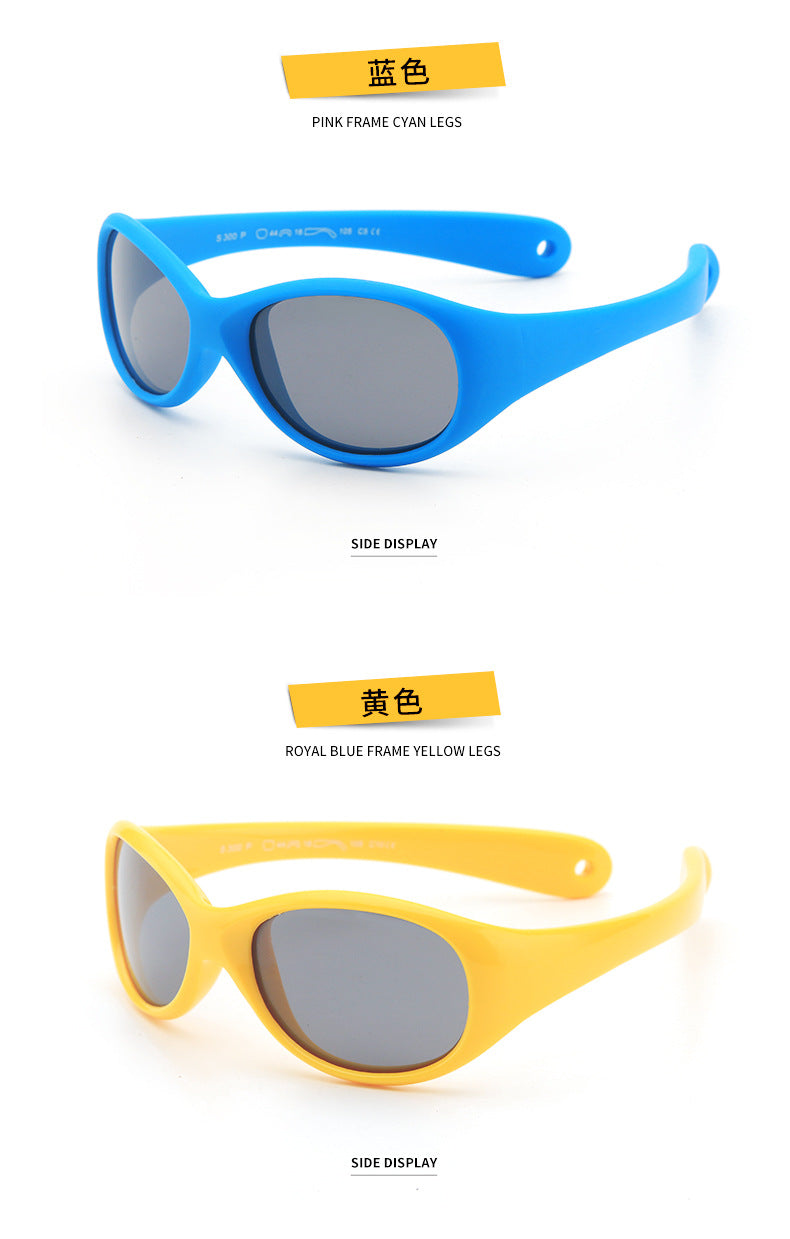 Wholesale Children's Polarized Silicone Outdoor Sunglasses