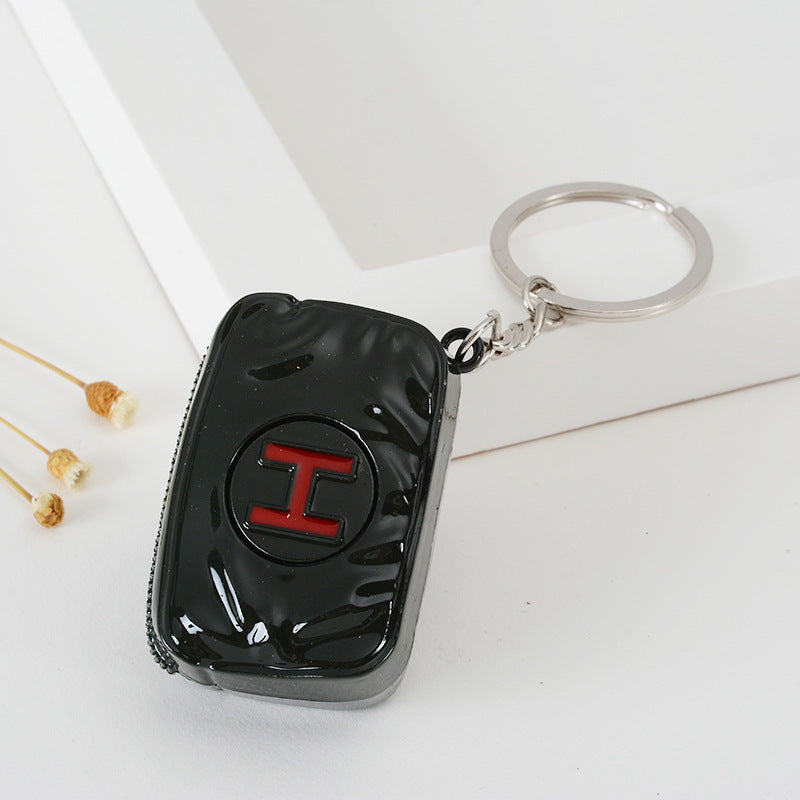 Wholesale Metal Keychain Edge Accessories Smoke Bomb Hand Cannon Oil Tank Survival Gift Pendant Office Culture Educational Sup