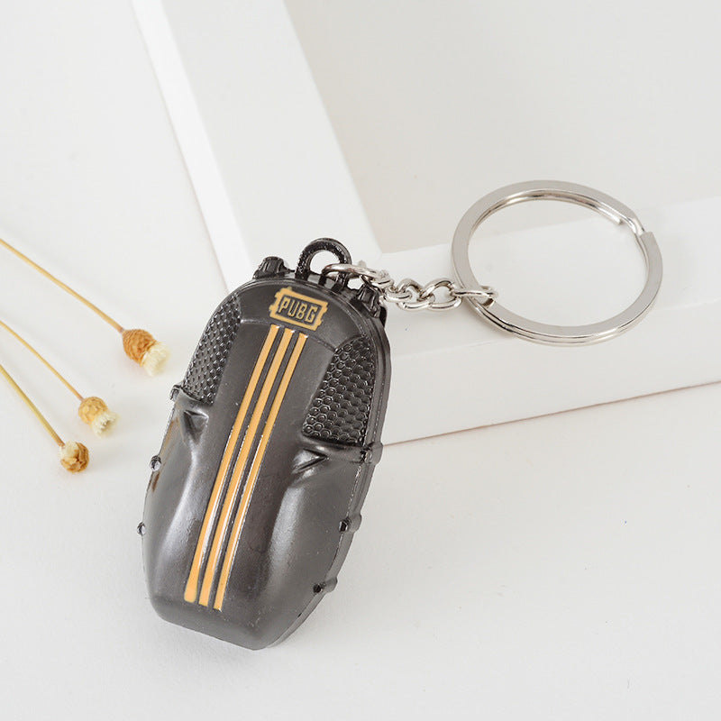 Wholesale Metal Keychain Edge Accessories Smoke Bomb Hand Cannon Oil Tank Survival Gift Pendant Office Culture Educational Sup