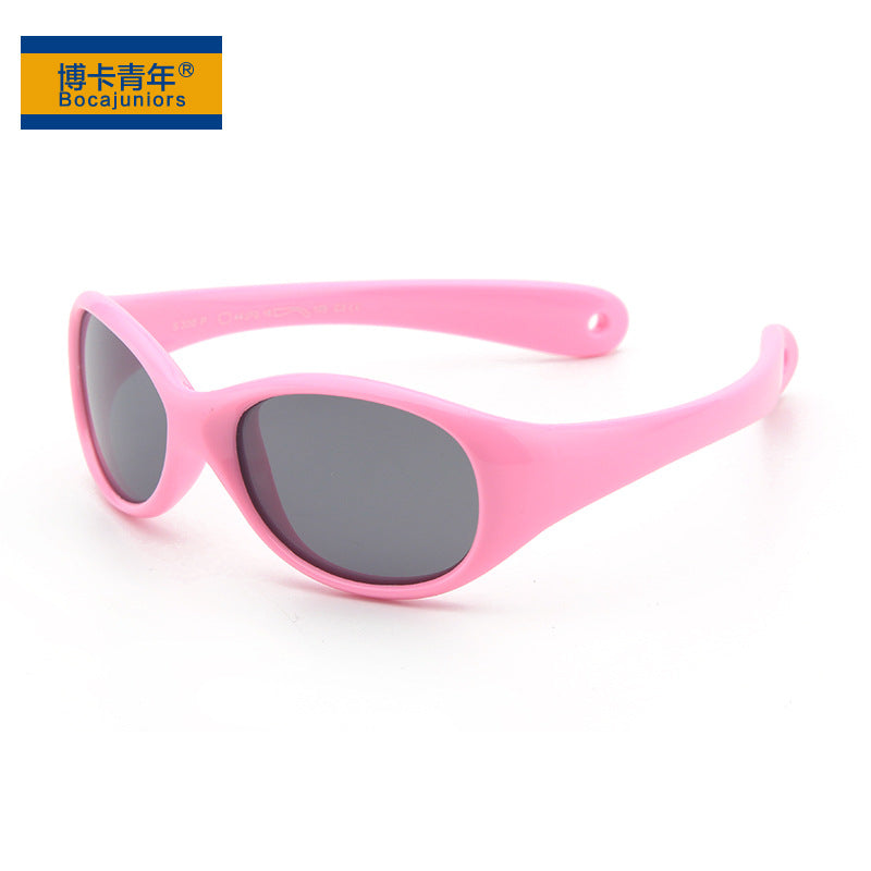 Wholesale Children's Polarized Silicone Outdoor Sunglasses