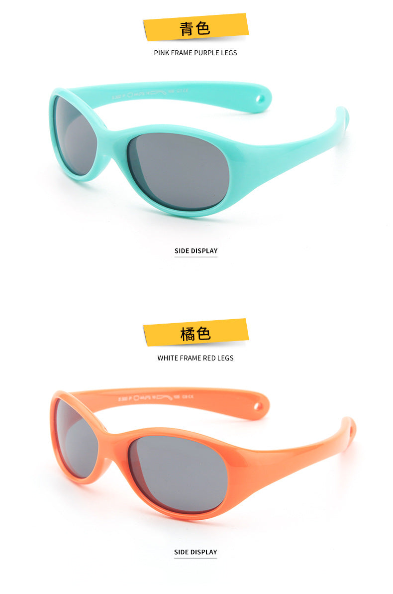 Wholesale Children's Polarized Silicone Outdoor Sunglasses