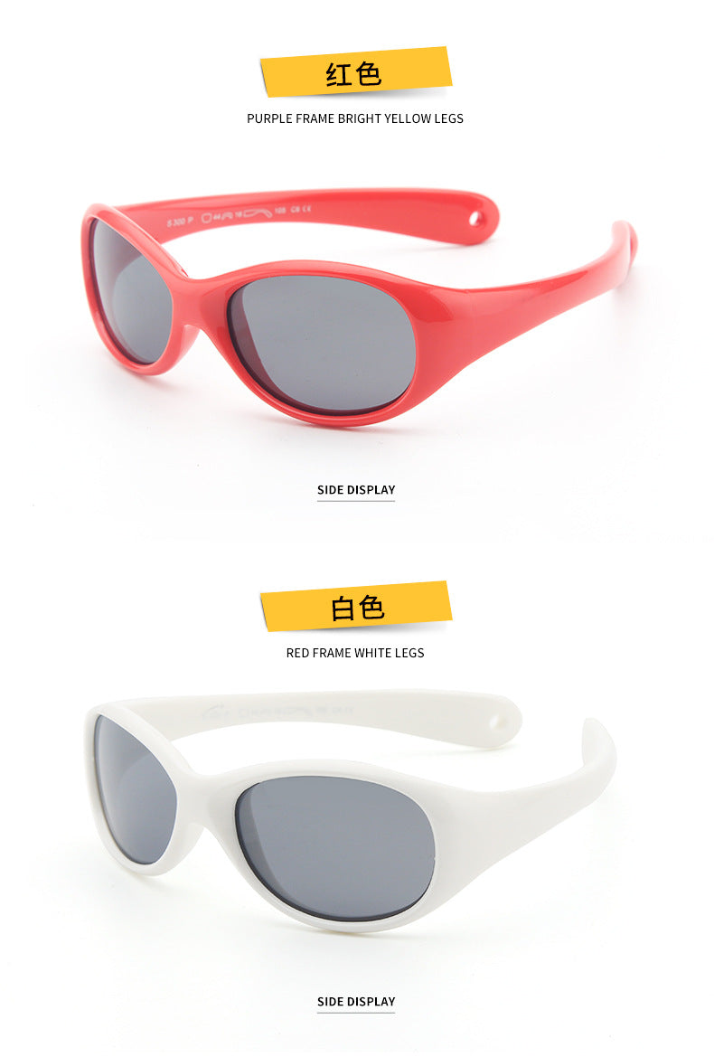 Wholesale Children's Polarized Silicone Outdoor Sunglasses