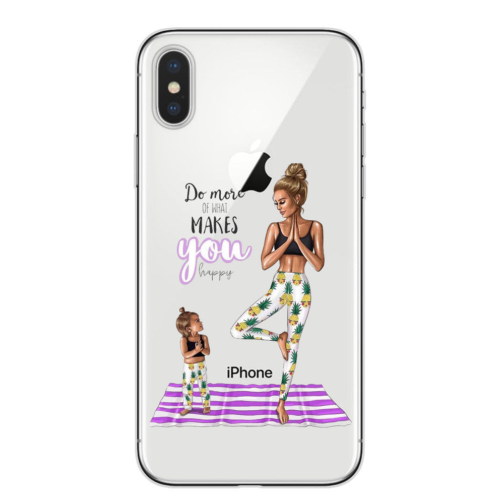 Wholesale Fashion Girl Trendy Mom Family TPU Phone Cases
