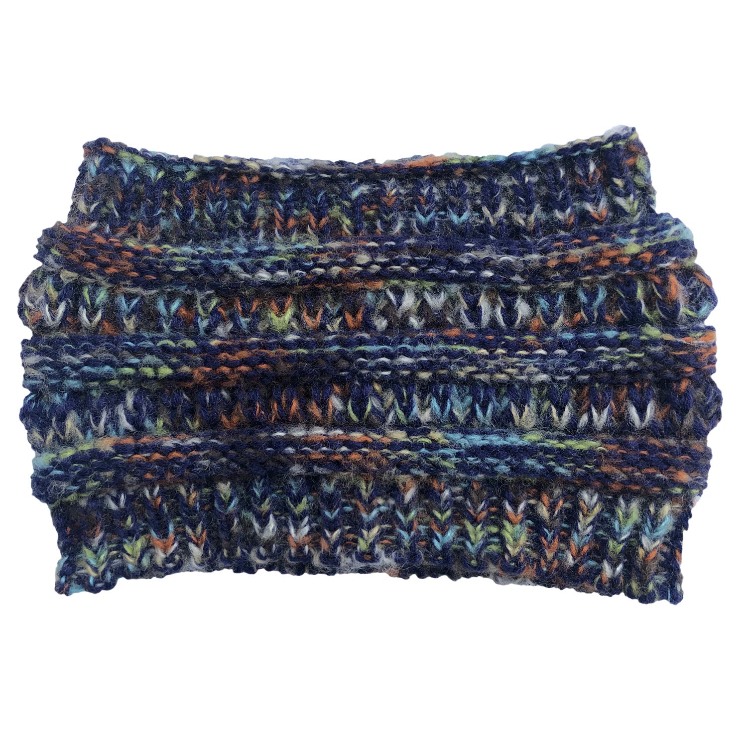 Wholesale Colorful Dot Knitted Ponytail Widened Hollow Top Wool Hat