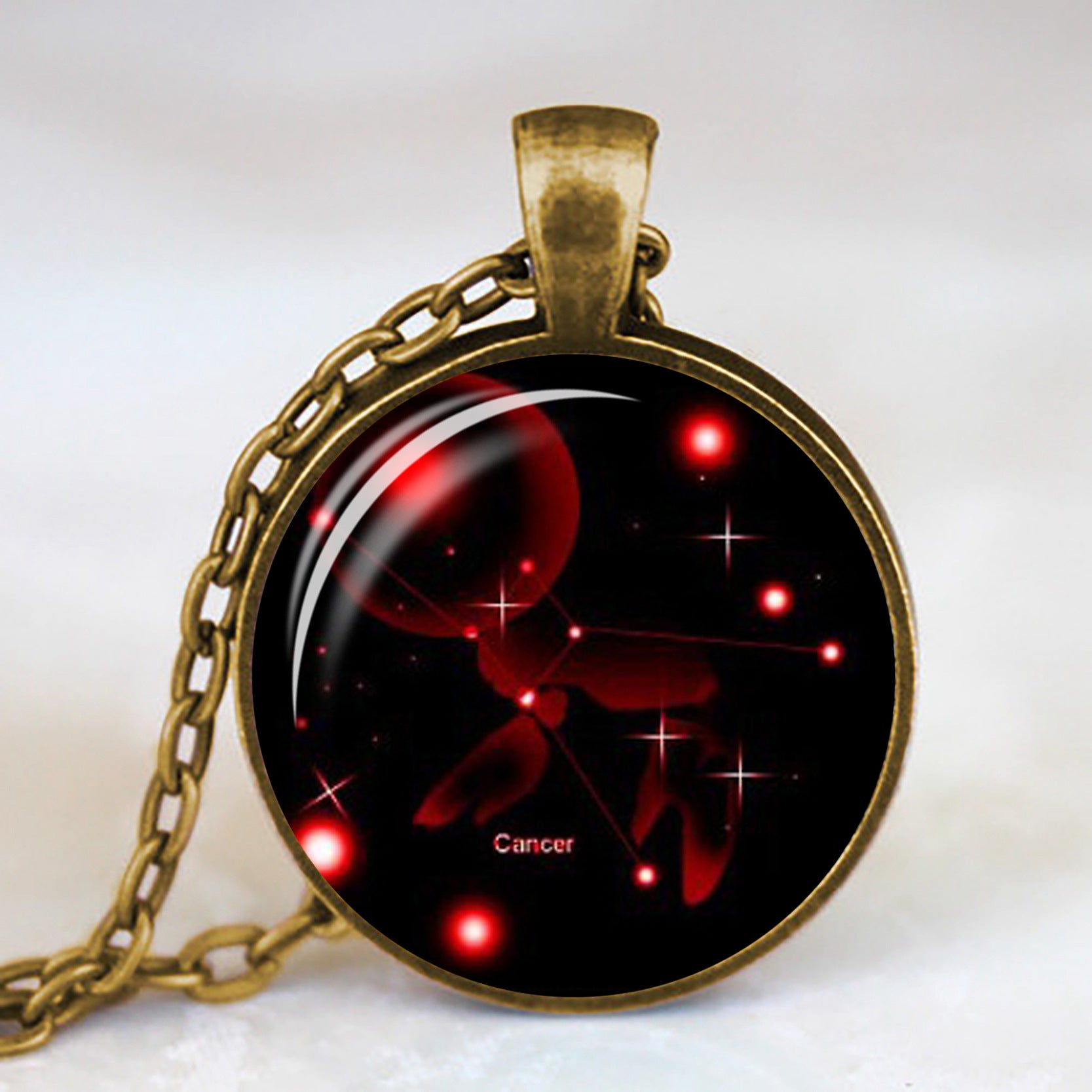 Wholesale Twelve Constellation Time Gem Necklace Factory Outlet