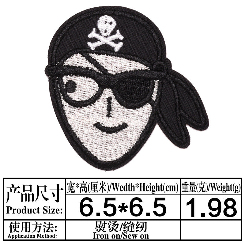 Wholesale 9 Pack Embroidered Cartoon Cloth Patches For Clothing Decoration DIY Fashion Accessory
