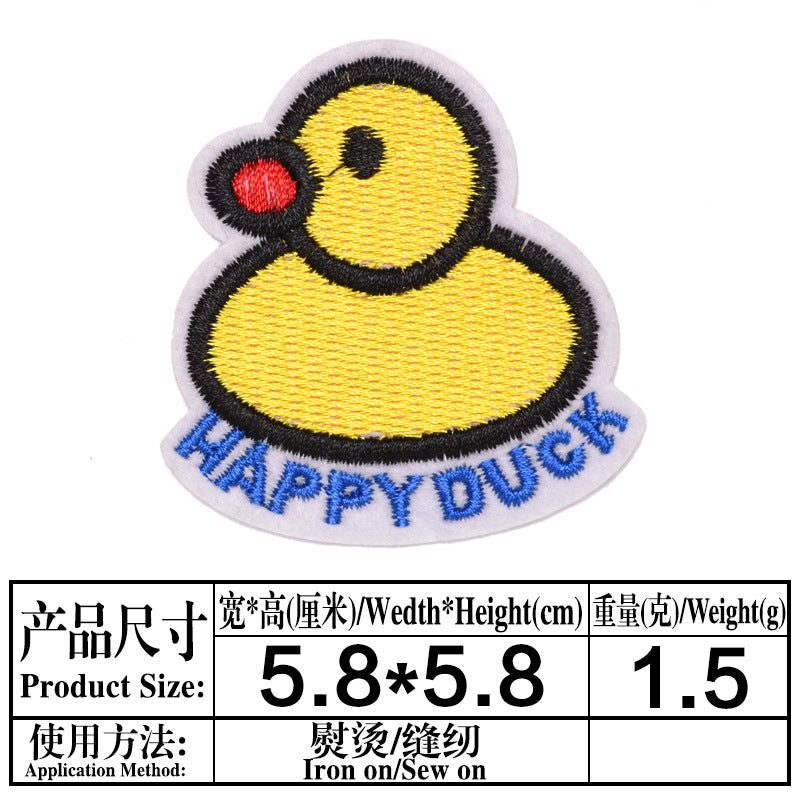 Wholesale 9 Pack Embroidered Cartoon Cloth Patches For Clothing Decoration DIY Fashion Accessory
