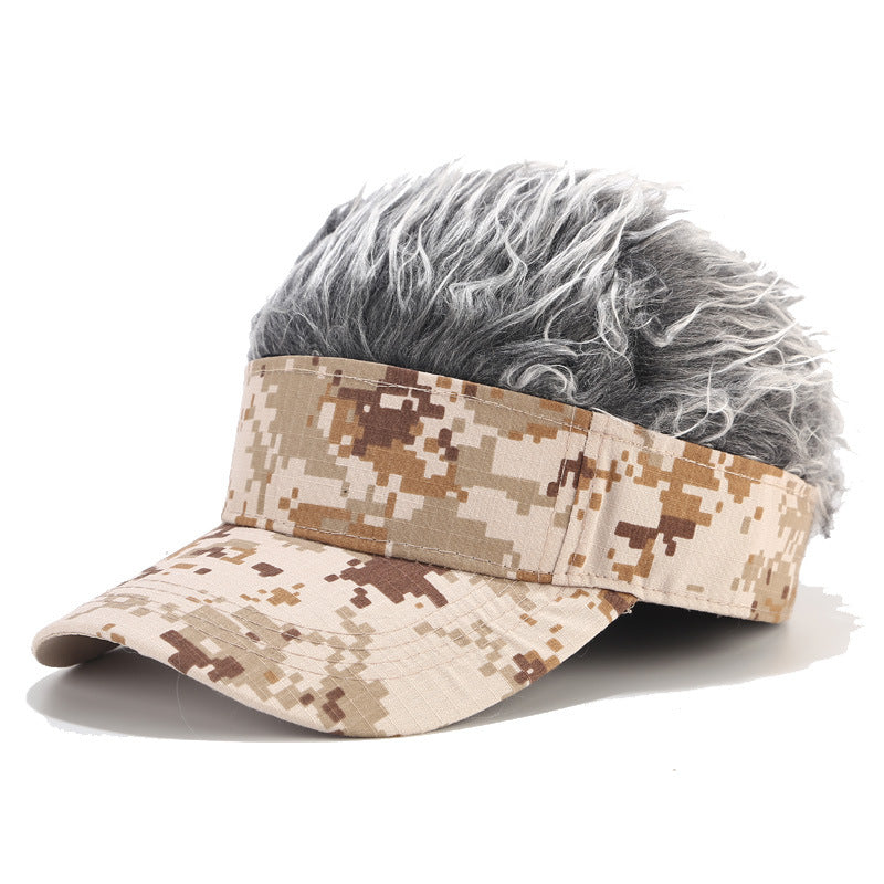 Wholesale Camo Wig Cotton Baseball Cap