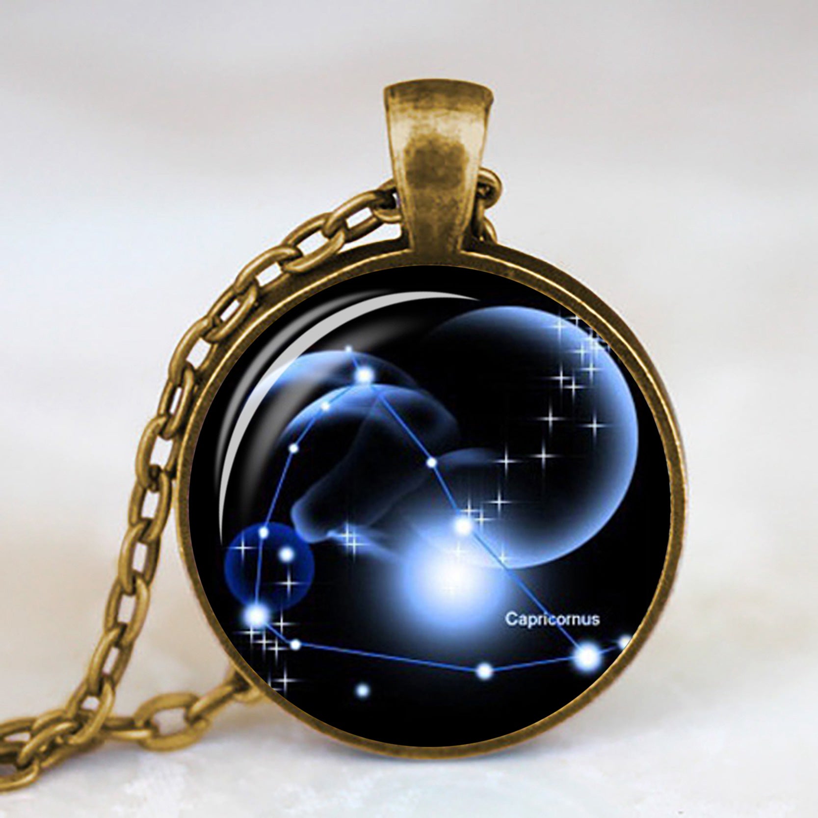 Wholesale Twelve Constellation Time Gem Necklace Factory Outlet