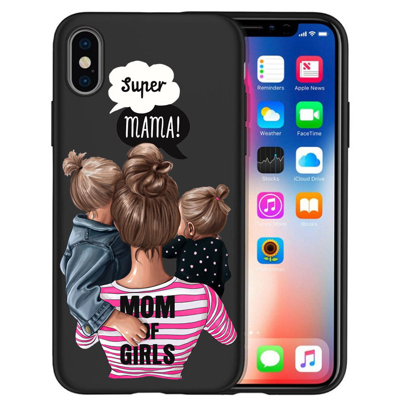 Wholesale Fashion Mom Family Parent Child TPU Phone Cases