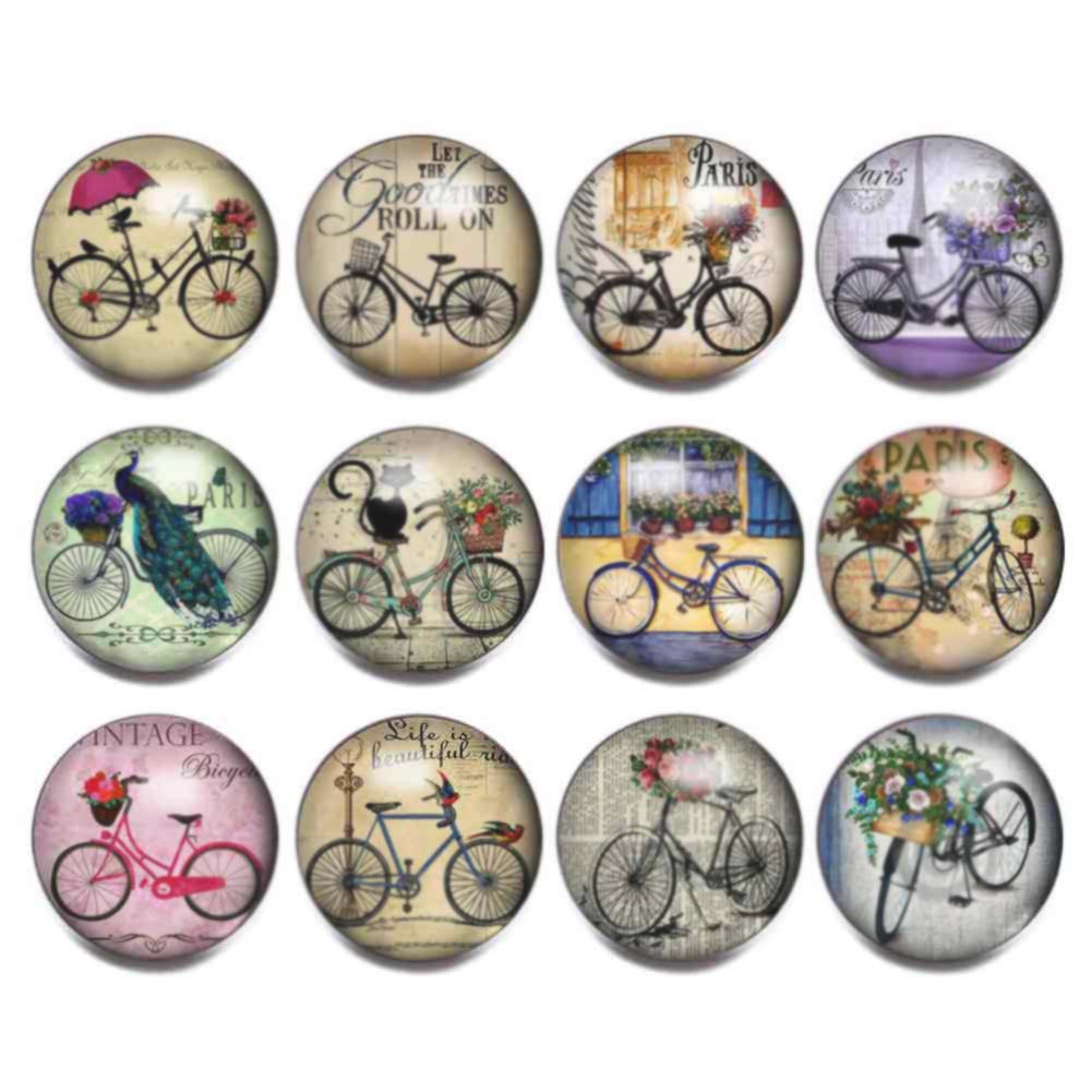 Wholesale 10pcs Alloy 18MM Glass Buttons Dutch Buttons