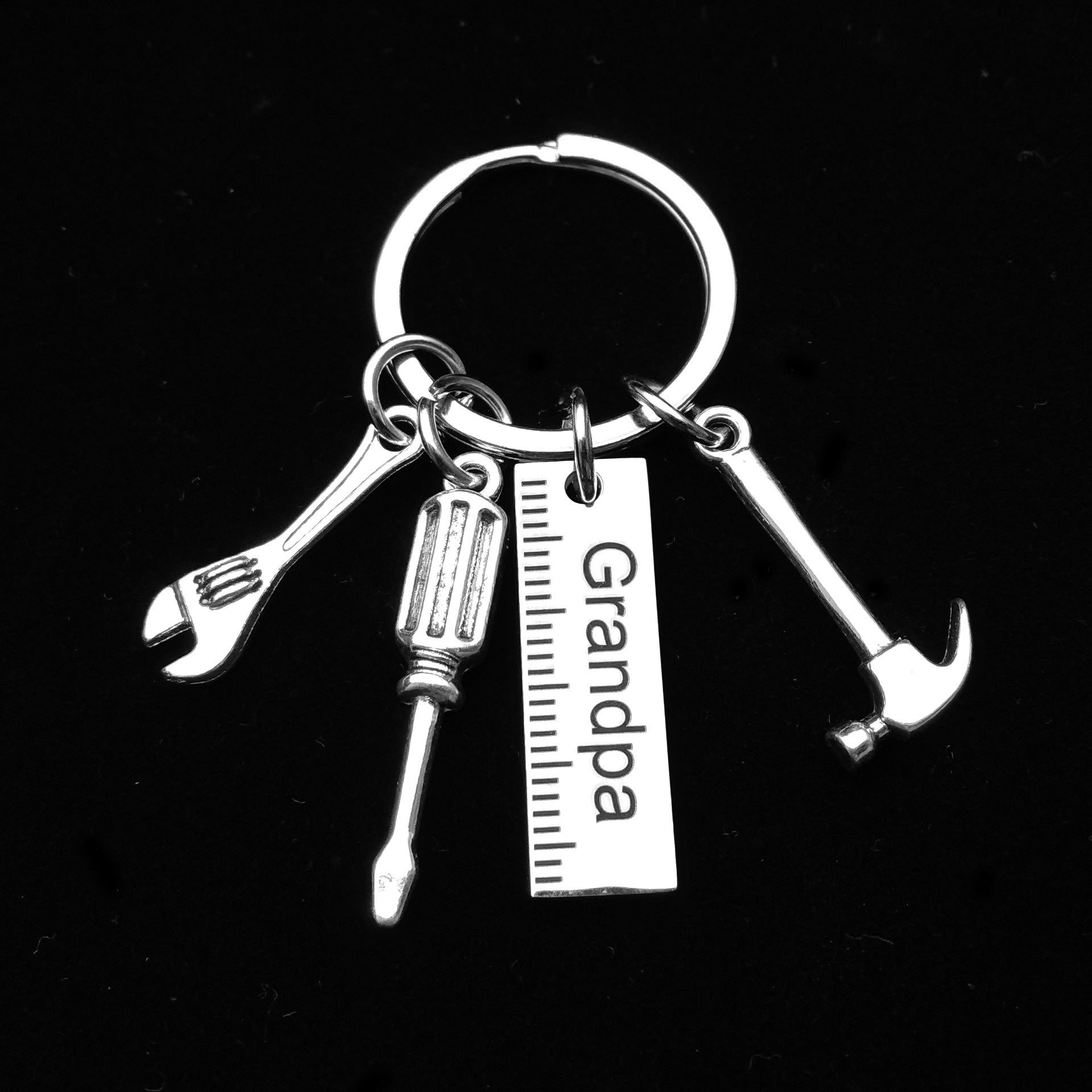 Wholesale Father's Day Stainless Steel Tool Keychain