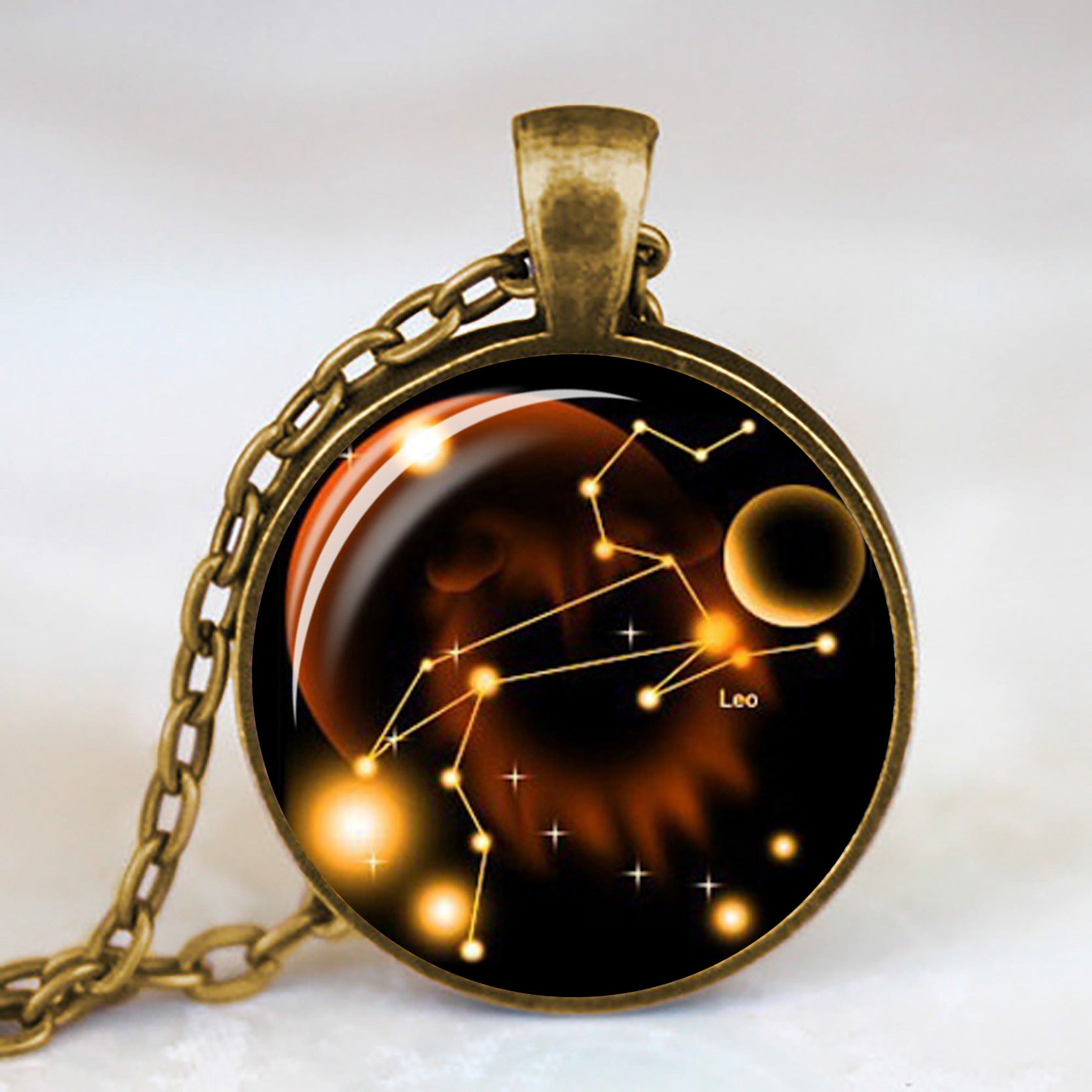 Wholesale Twelve Constellation Time Gem Necklace Factory Outlet