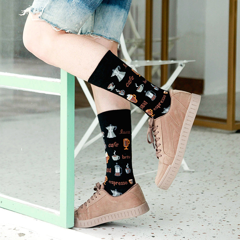 Wholesale Colorful Thickened Mid-calf Socks