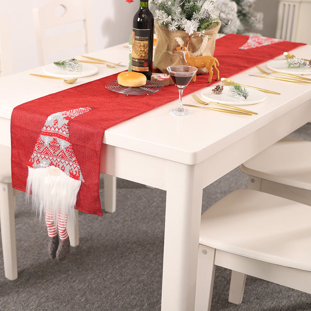 Wholesale Christmas decorations  table runners creative dining table decorations