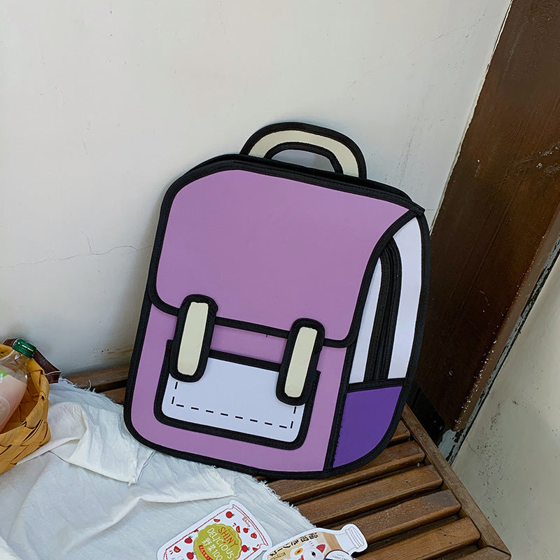 Wholesale Cartoon Cartoon 2D Oxford Cloth Backpack