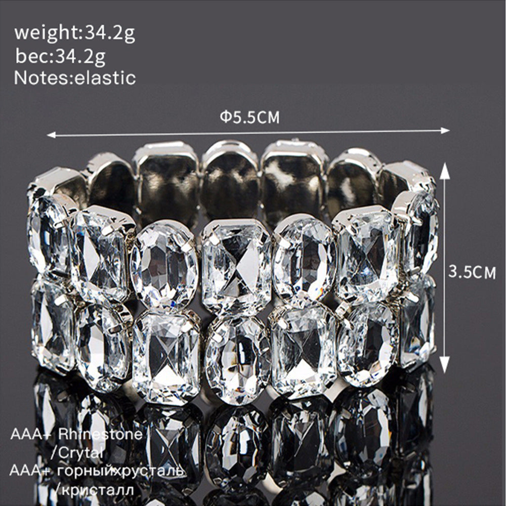 Wholesale Luxury Large Rhinestone Bracelets