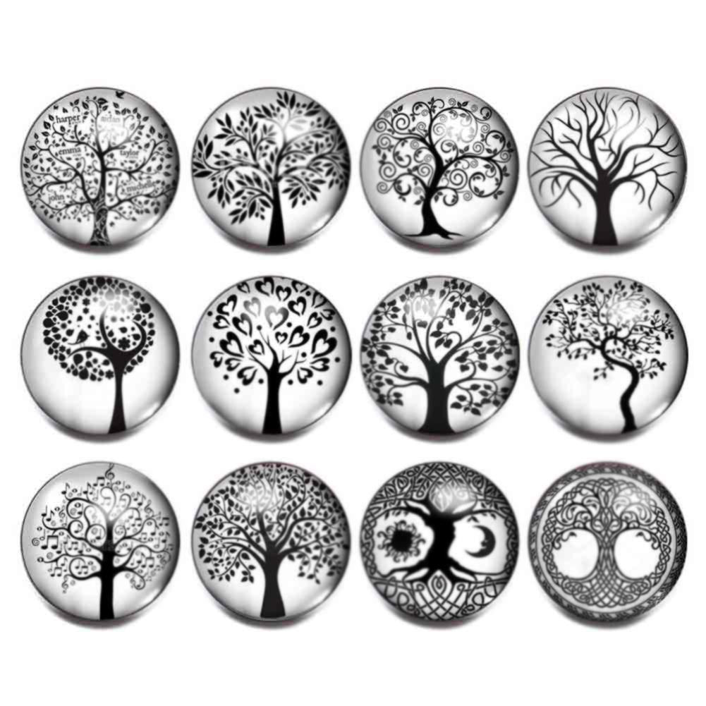 Wholesale 10pcs Alloy 18MM Glass Buttons Dutch Buttons