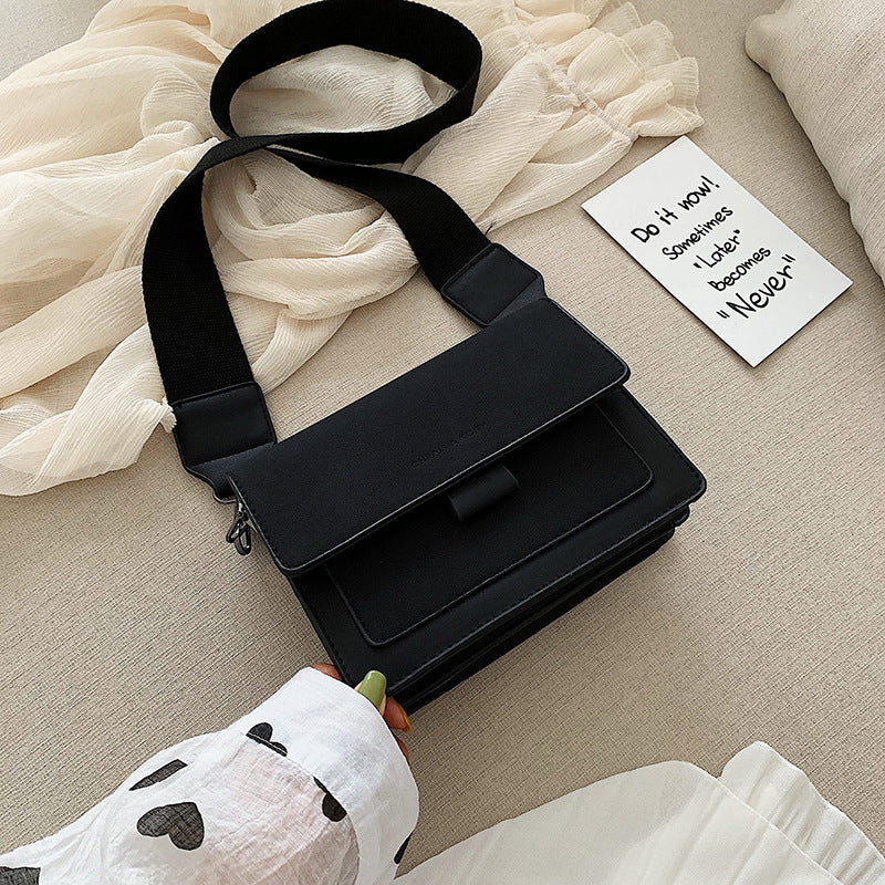 Wholesale PU Wide Shoulder Strap Single Shoulder Crossbody Bag