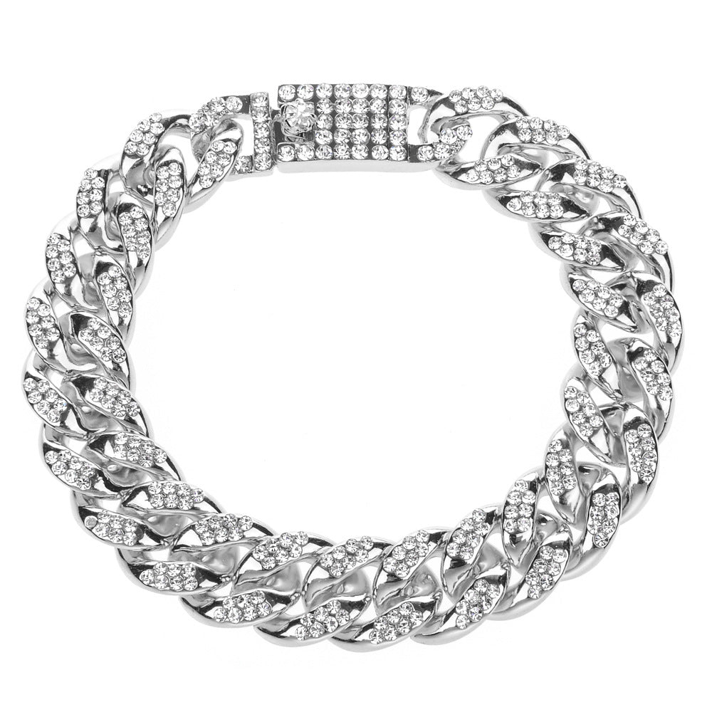 Wholesale Resin Encrusted Diamond Bracelets for Men
