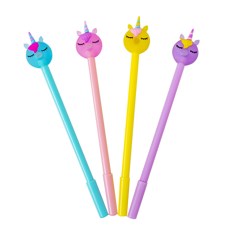 Wholesale Donut Unicorn Plastic Rollerball Pen