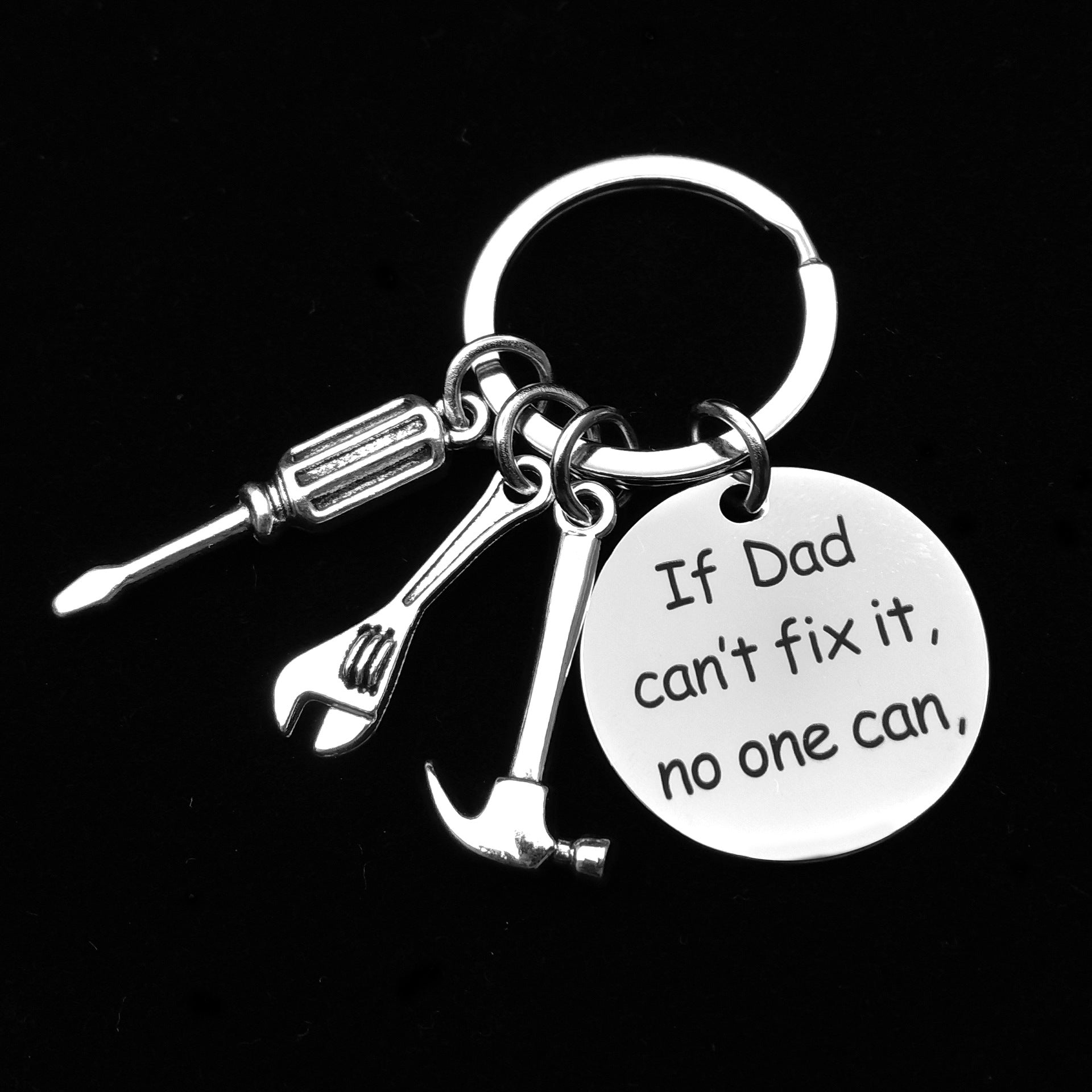 Wholesale Father's Day Stainless Steel Tool Keychain