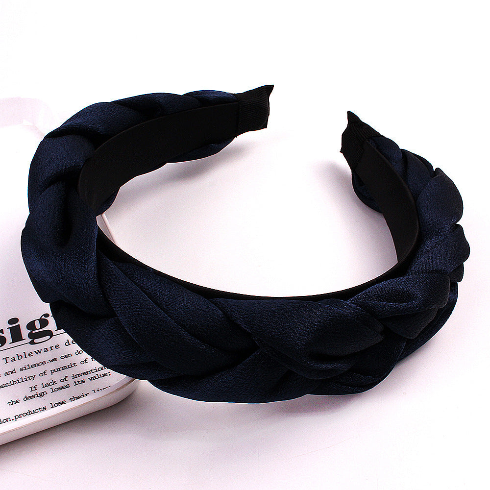 Wholesale Flannelette Fried Dough Twists Braid Hair Hoop