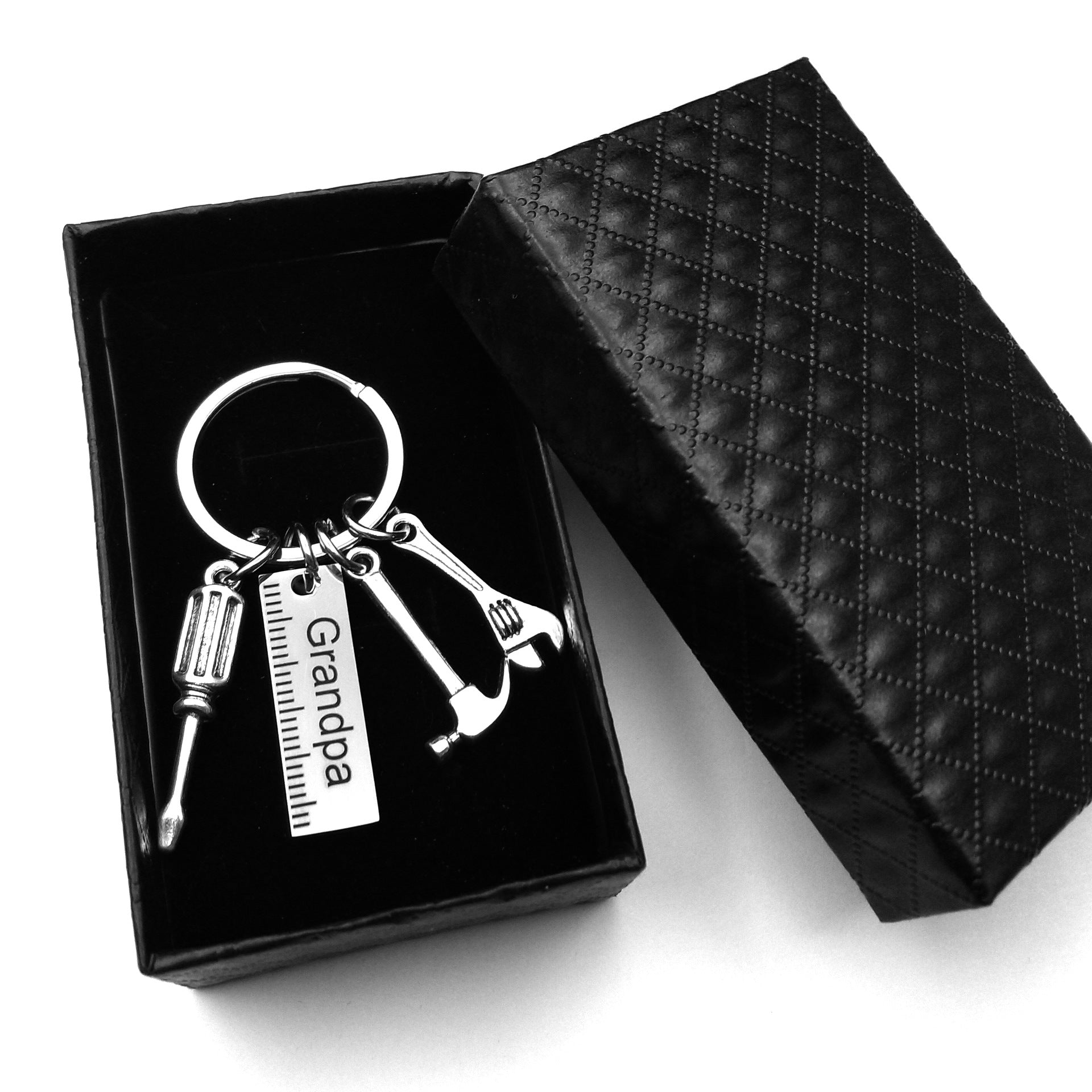 Wholesale Father's Day Stainless Steel Tool Keychain