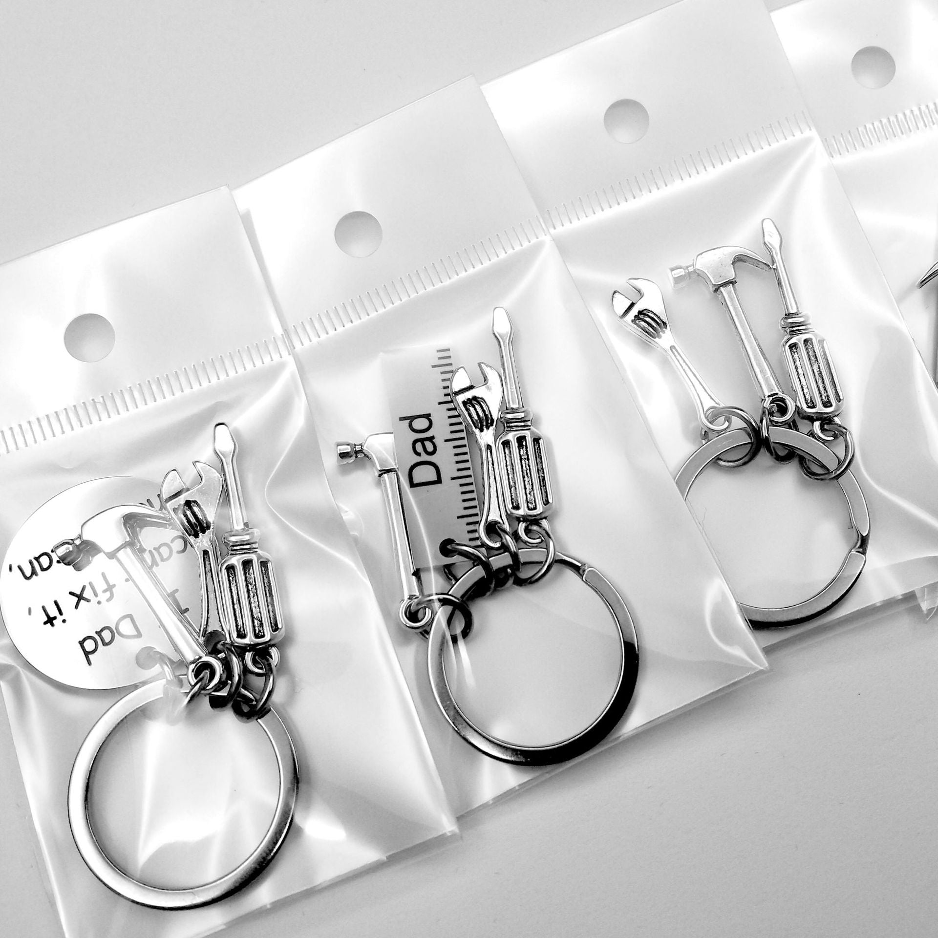 Wholesale Father's Day Stainless Steel Tool Keychain