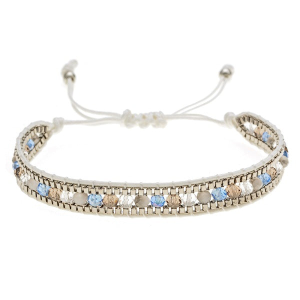 Wholesale Handwoven Vintage Ethnic Style Diamond Bracelet