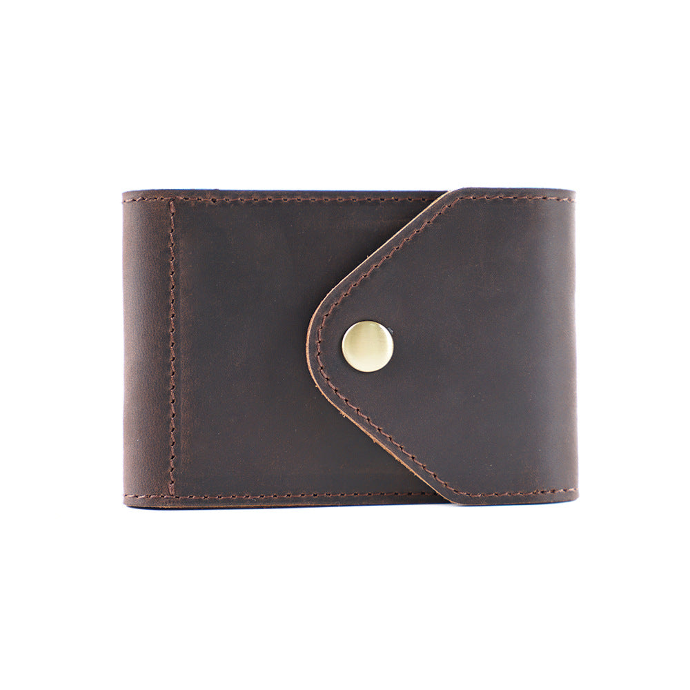 Wholesale Genuine Leather Driver's License Leather Vintage Wallet