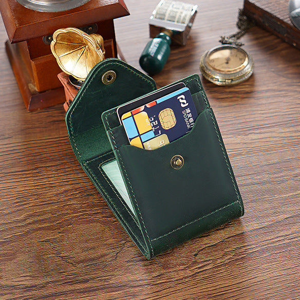 Wholesale Genuine Leather Driver's License Leather Vintage Wallet