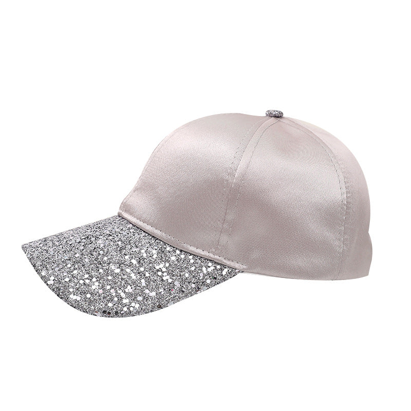 Wholesale Light Board Sequin Silk Cotton Baseball Caps