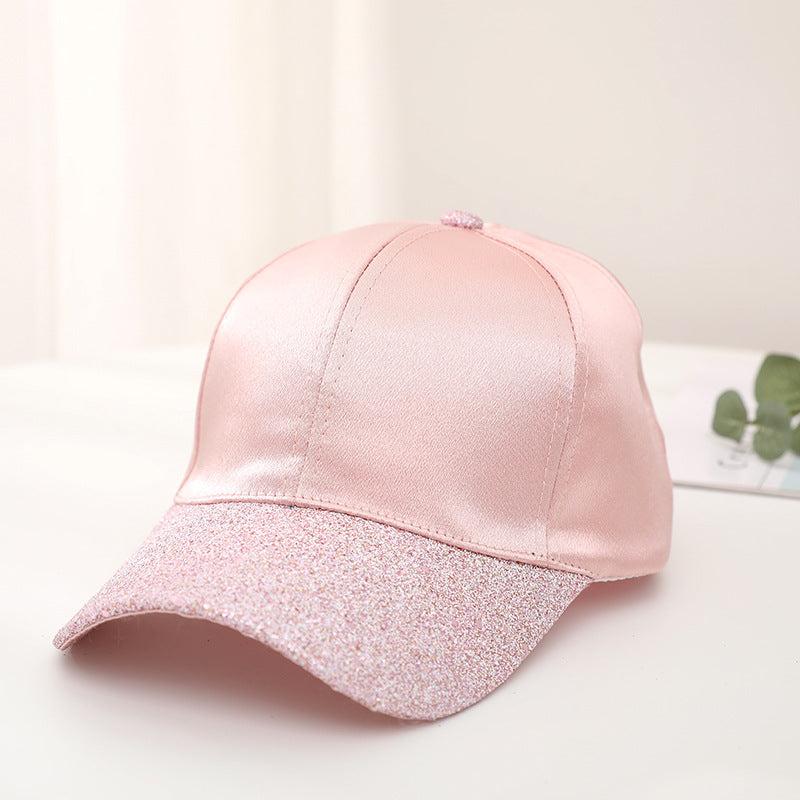 Wholesale Light Board Sequin Silk Cotton Baseball Caps