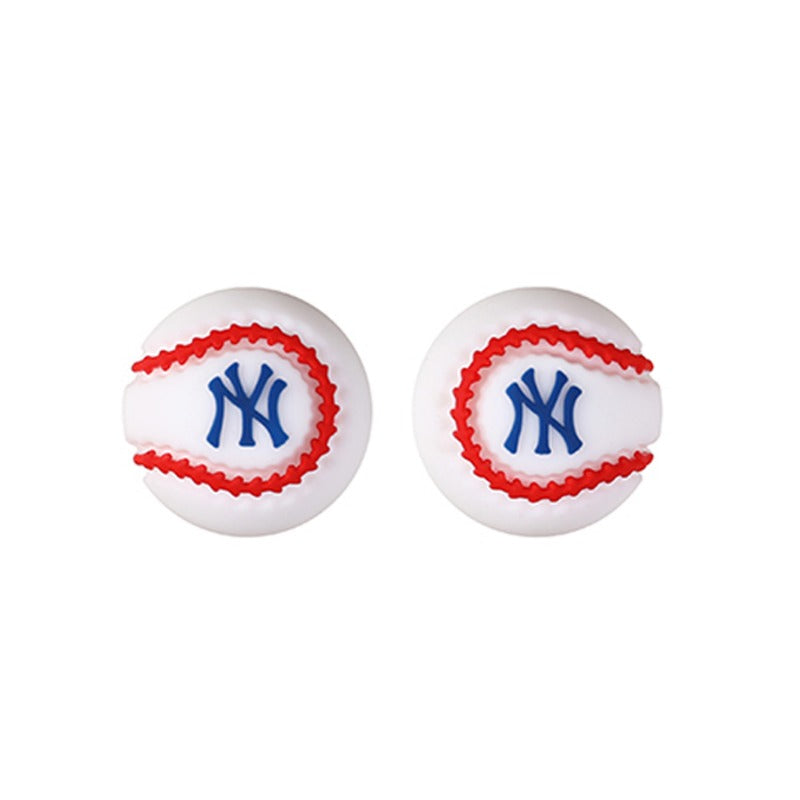 Wholesale 20pcs 3D Stereoscopic Tennis Letter Creative Design Simple Beads