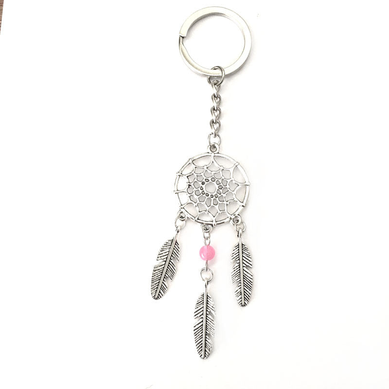 Wholesale Alloy Dream Catcher Metal Tassel Pendant Keychains