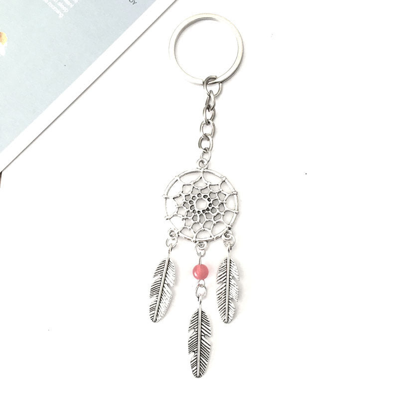 Wholesale Alloy Dream Catcher Metal Tassel Pendant Keychains