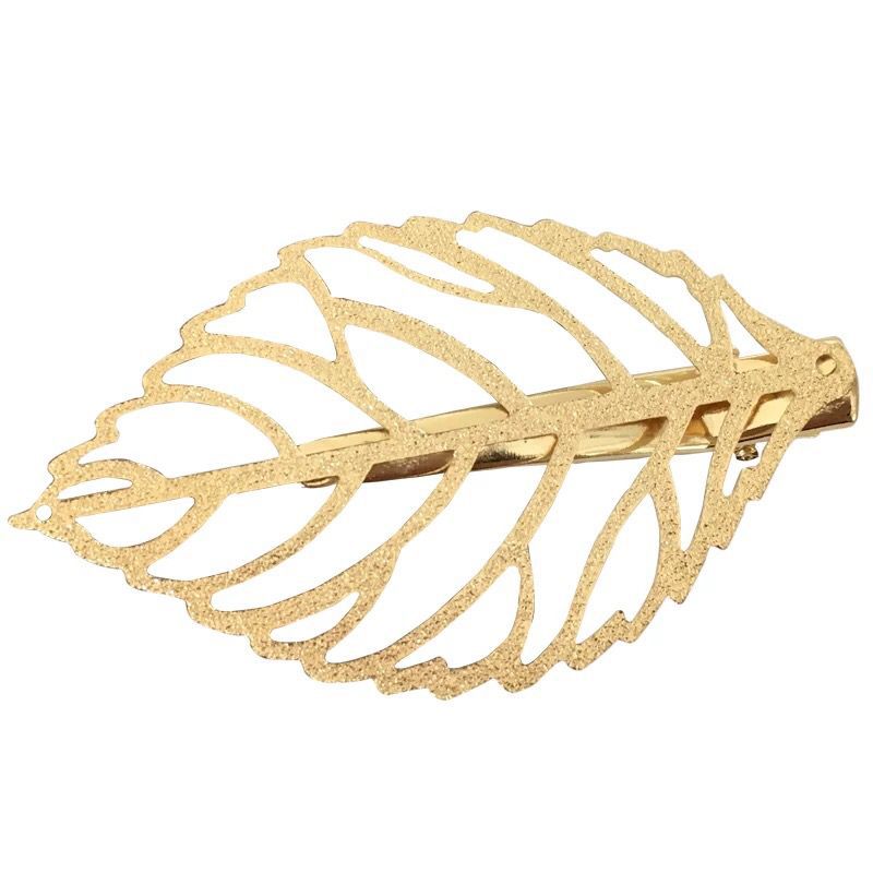 Wholesale retro hollow leaf clip edge clipduck hair clip hairpin