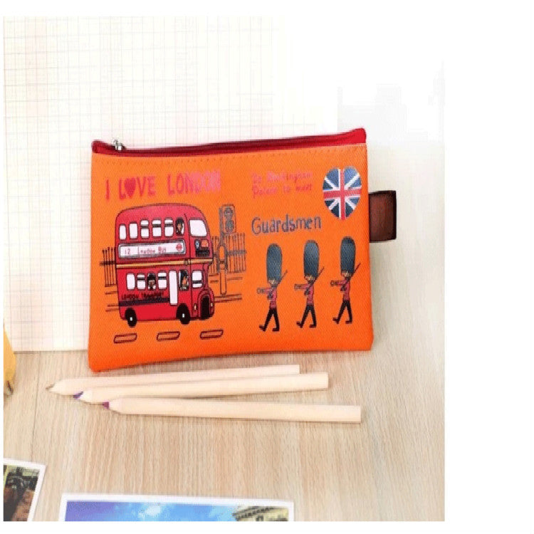 Wholesale Cartoon Oxford Cloth Zipper Pen Bags