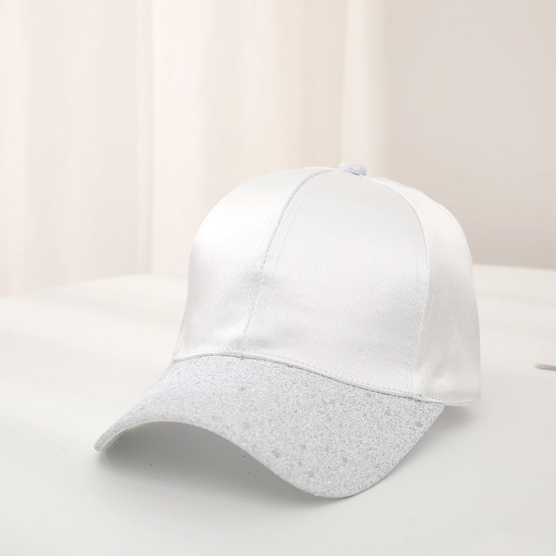 Wholesale Light Board Sequin Silk Cotton Baseball Caps