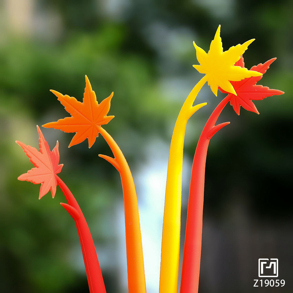 Wholesale Silicone Maple Leaf Gel Pen