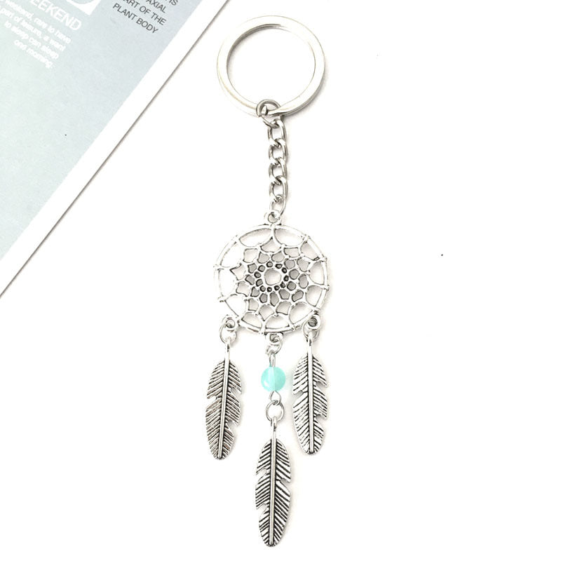 Wholesale Alloy Dream Catcher Metal Tassel Pendant Keychains